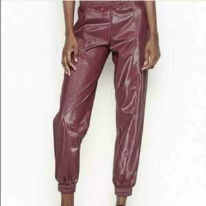 Victoria Sport Jogging Pants Vinyl Maroon L PT1011